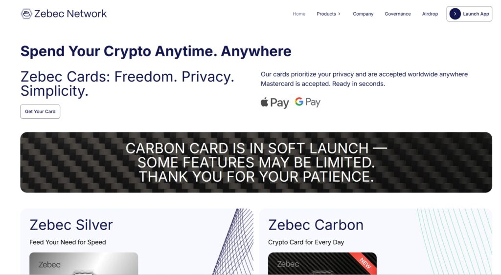 实测 Zebec 虚拟卡:免 KYC 到底香不香?这些支付场景我踩了坑 1 Zebec