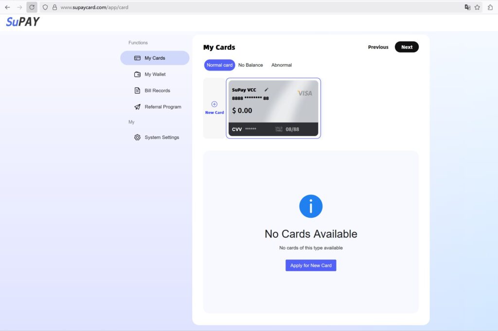 免KYC U卡 - SupayCard:多场景适用 1 supay